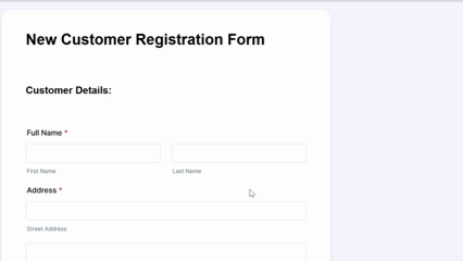 Form Fill Demo